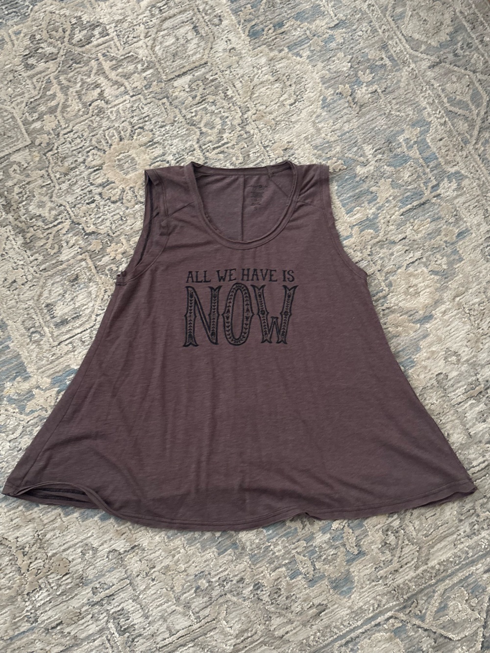Natural Life boho Women's Sleeveless Tank Top - Brown